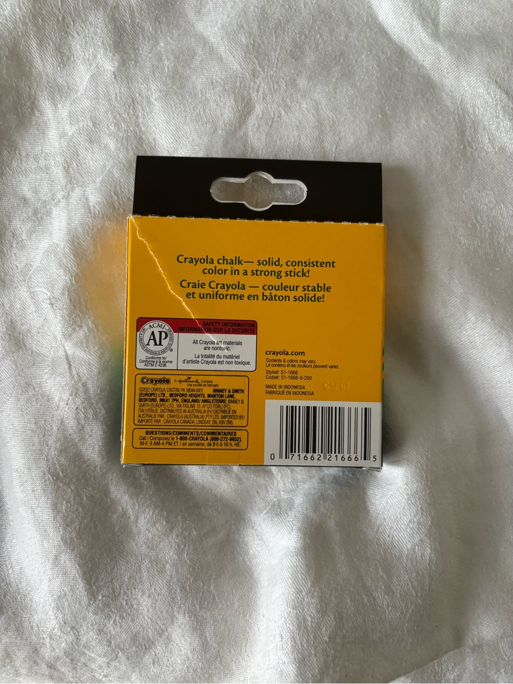 Crayola Chalk Pack - Yellow Box - Picture 3 of 7